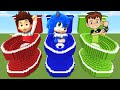 I FOUND TOILET SONIC PAW PATROL RYDER BEN 10 in MINECRAFT FUNNY ANIMATIONS