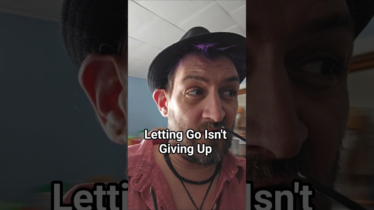 Letting Go Isn't Giving Up #motivation #shorts
