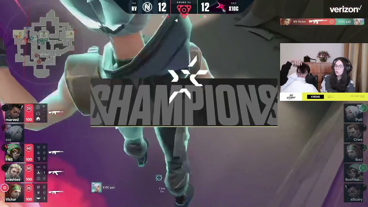 Kyedae & Tenz React To ENVY Losing To X10 (CRAZIEST FINISH)