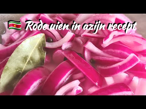 Video: Hoe Uien In Azijn Te Pekelen?