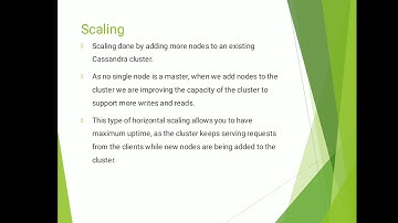 Scaling in Cassandra