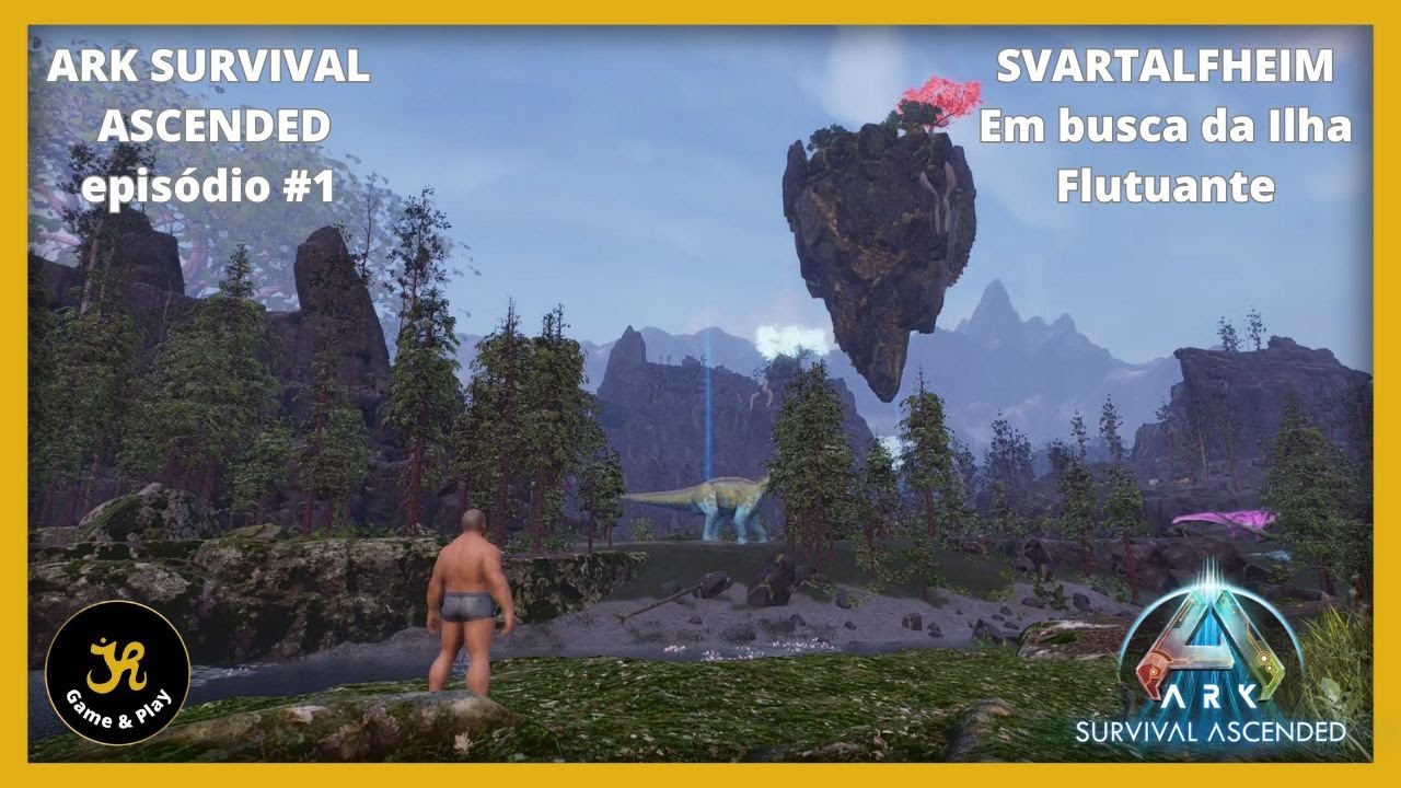 ARK SURVIVAL ASCENDED! Em busca da ilha flutuante - MAPA - SVARTALFHEIM - NEKATUS
