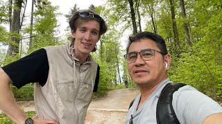 Ferry and cable tour ride n Zurich Switzerland..