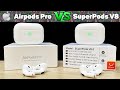 Супер Копия на AirPods Pro? SuperPods V8 с Двойным Микрофоном, ANC и Чипом "HULIAN F" VS Оригинал