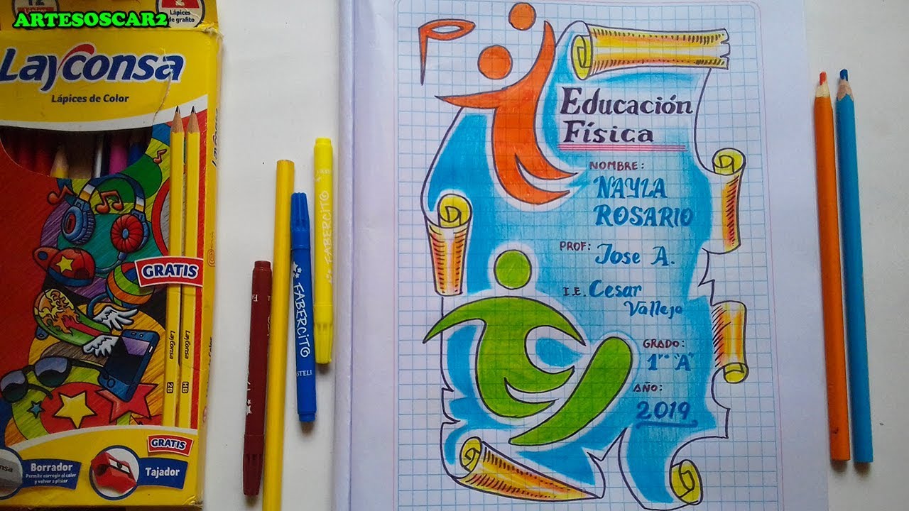 CARATULA DE EDUCACIÓN FÍSICA FÁCIL covers for easy physical education  notebooks - thptnganamst.edu.vn