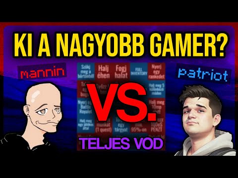 Speedrunoltuk az ÖSSZES JÁTÉKOT, de EGYMÁS ELLEN w/ @PATRIOTdaBEAST
