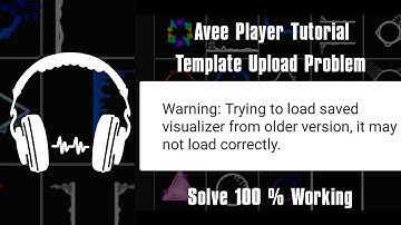 Avee music Player template upload problem | Template unsupported problem
