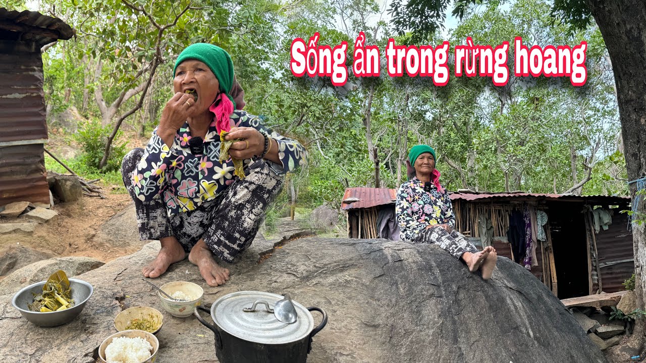 “SỐNG ẨN TRONG RỪNG HOANG”Ăn lá đu đủ ngon hơn ăn cá || 143
