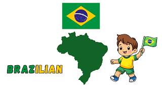 Learn Nationalities of the World | Talking Flashcards for Kids