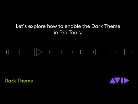 New in Pro Tools 2020 — Dark Theme