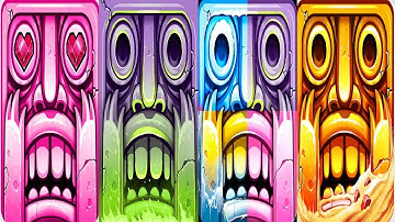 Temple Run 2: Zack Wonder VS Cleopatra VS Barry Bones VS Imhotep | Android iPad iOS Gameplay