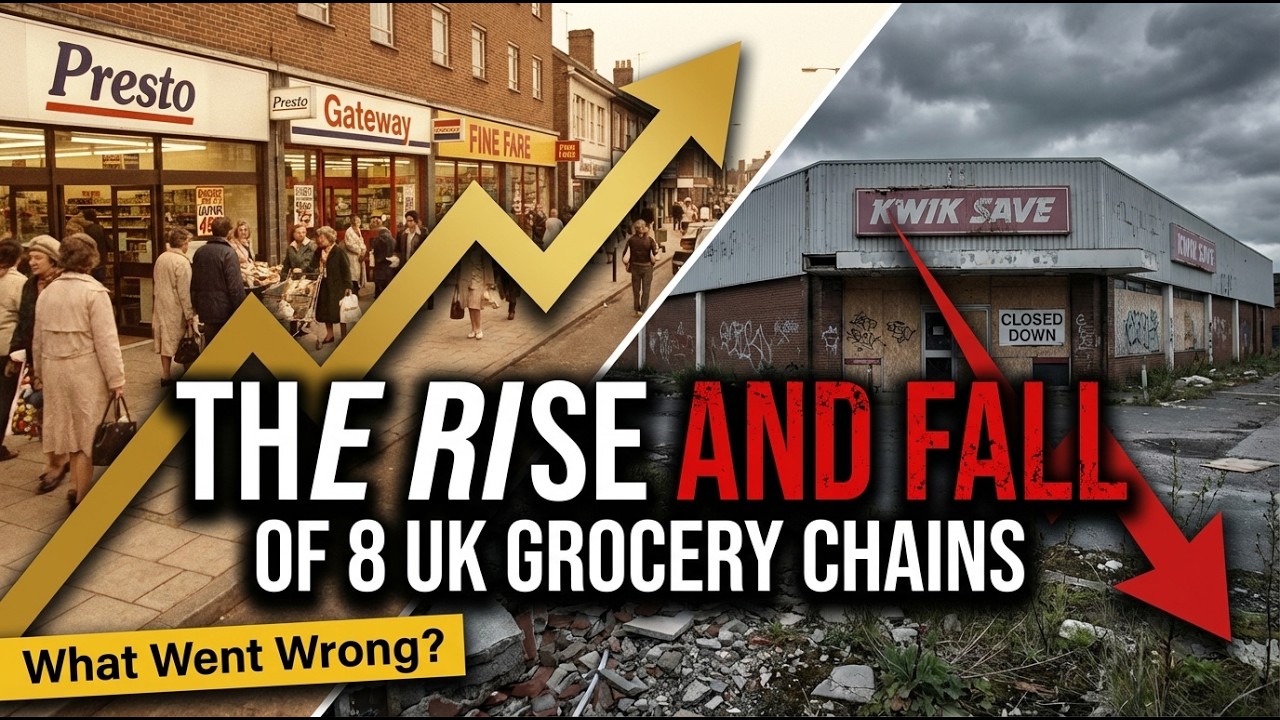 The  Rise and Fall of 8 UK Grocery Chains