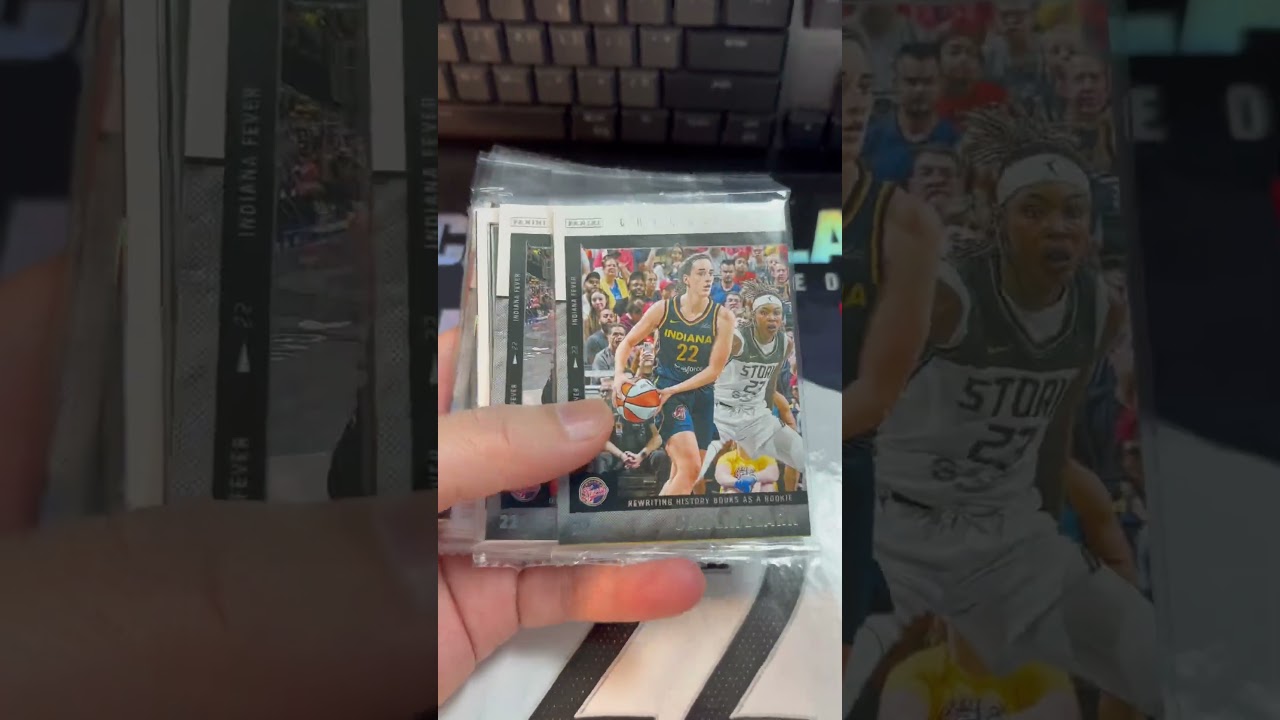 케이틀린 클락 크노니클 파니니 개봉기 #sportscards