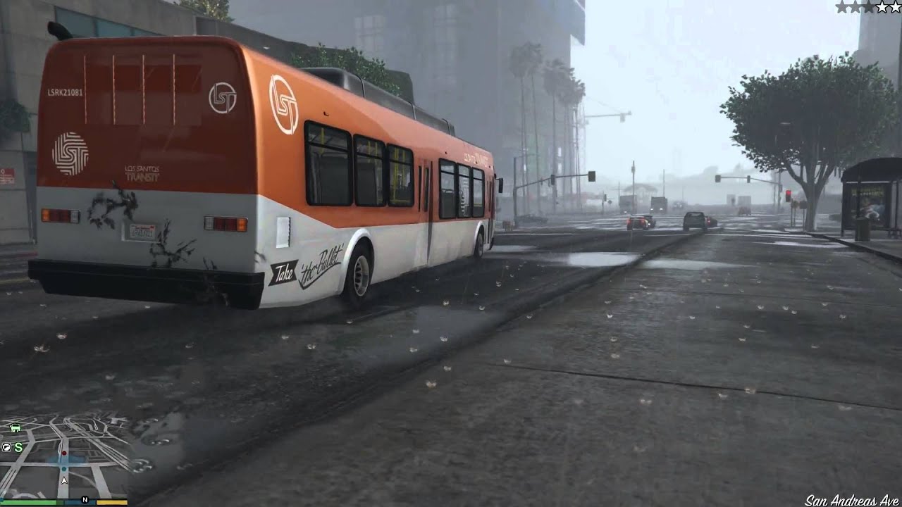 GTA V [City Bus Rampage] GTX970 PC-HD - YouTube