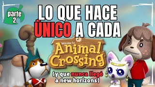 LO QUE NUNCA LLEGÓ A NEW HORIZONS 🍃 Las mecánicas más únicas de cada Animal Crossing