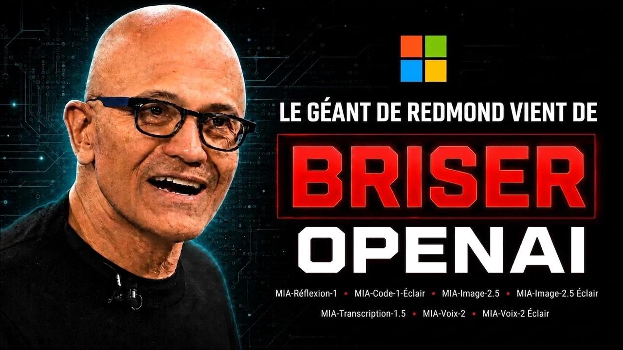 Microsoft surprend tout le monde avec 7 nouveaux modèles d’IA