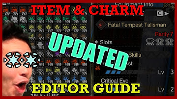 MHR PC: UPDATED Charm Editor Guide