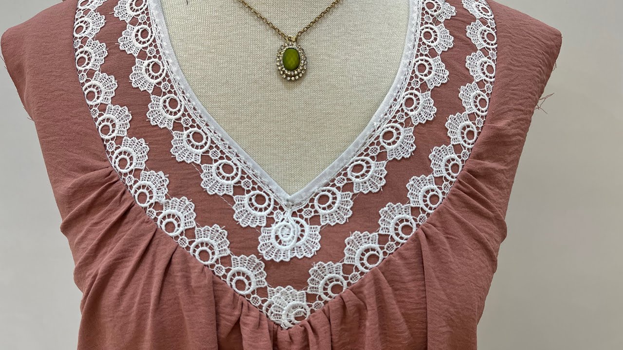 خياطة وتصميم صدر (XXL)