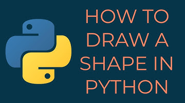 How to draw a shape in Python using Turtle
