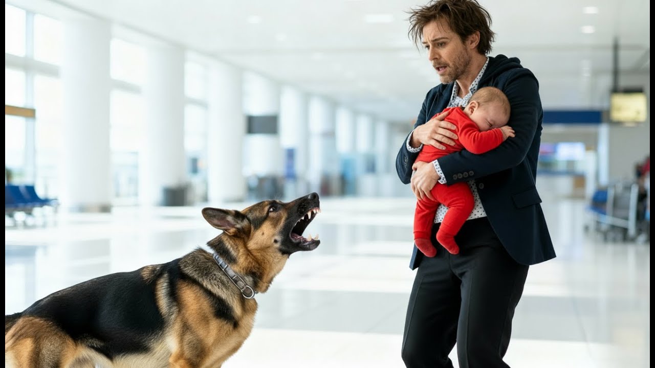 German Shepherd Wouldn’t Stop Barking at A Man Carrying A Baby—The Truth Shocked Everyone