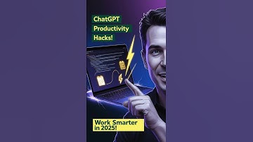 Want to WORK SMARTER in 2025 with these Mind-Blowing ChatGPT Hacks?