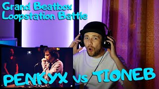 PENKYX vs TIONEB | Grand Beatbox LOOPSTATION Battle 2017 | SEMI FINAL [ REACTION ]