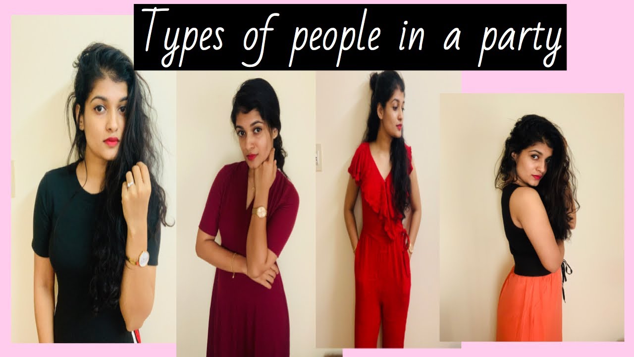 Types of people in a party 🎉