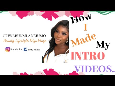 TUTORIAL: WIE EIN INTRO VIDEO MACHEN