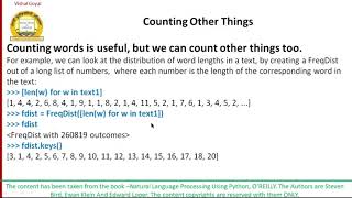 Natural Language ToolKit - Language Processing and Python Part 2