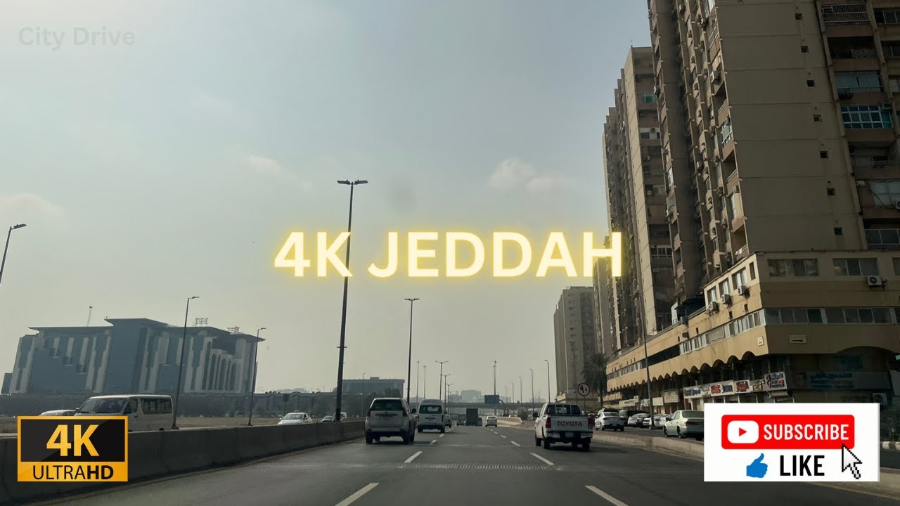 4K Jeddah Drive | Day Tour |Amazing Scenic View|Saudi Arabia