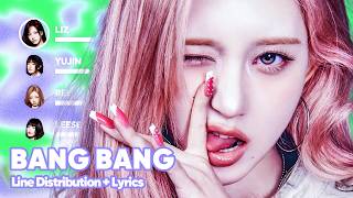 IVE - BANG BANG (Line Distribution   Lyrics Karaoke) PATREON REQUESTED