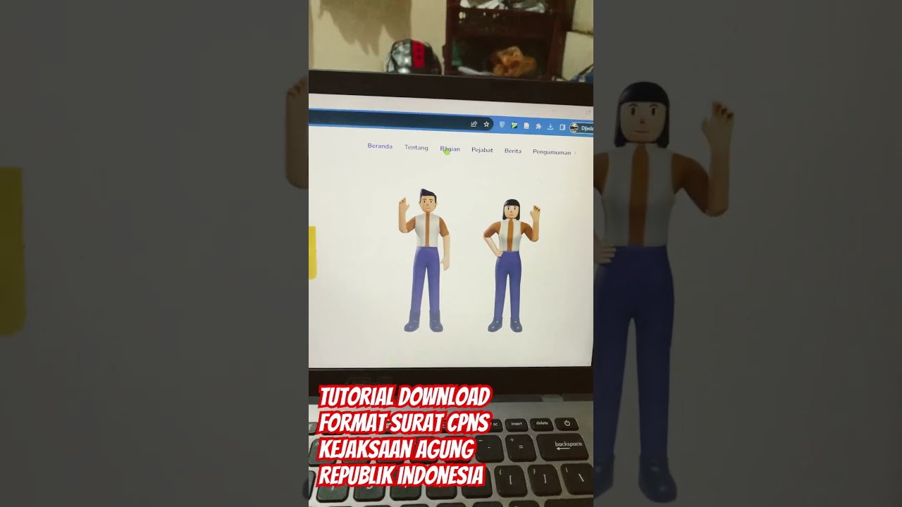 Tutorial download format surat cpns kejaksaan agung republik indonesia