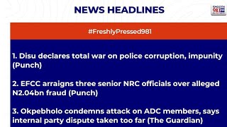 freshlypressed981 Disu Declares Total War On Police Corruption Impunity