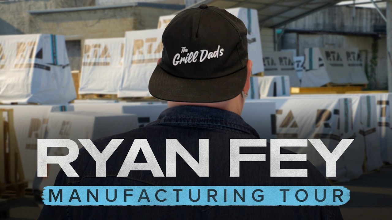 Grill Dad Ryan Fey Inspects Our Outdoor Kitchen Manufacturing Facility
