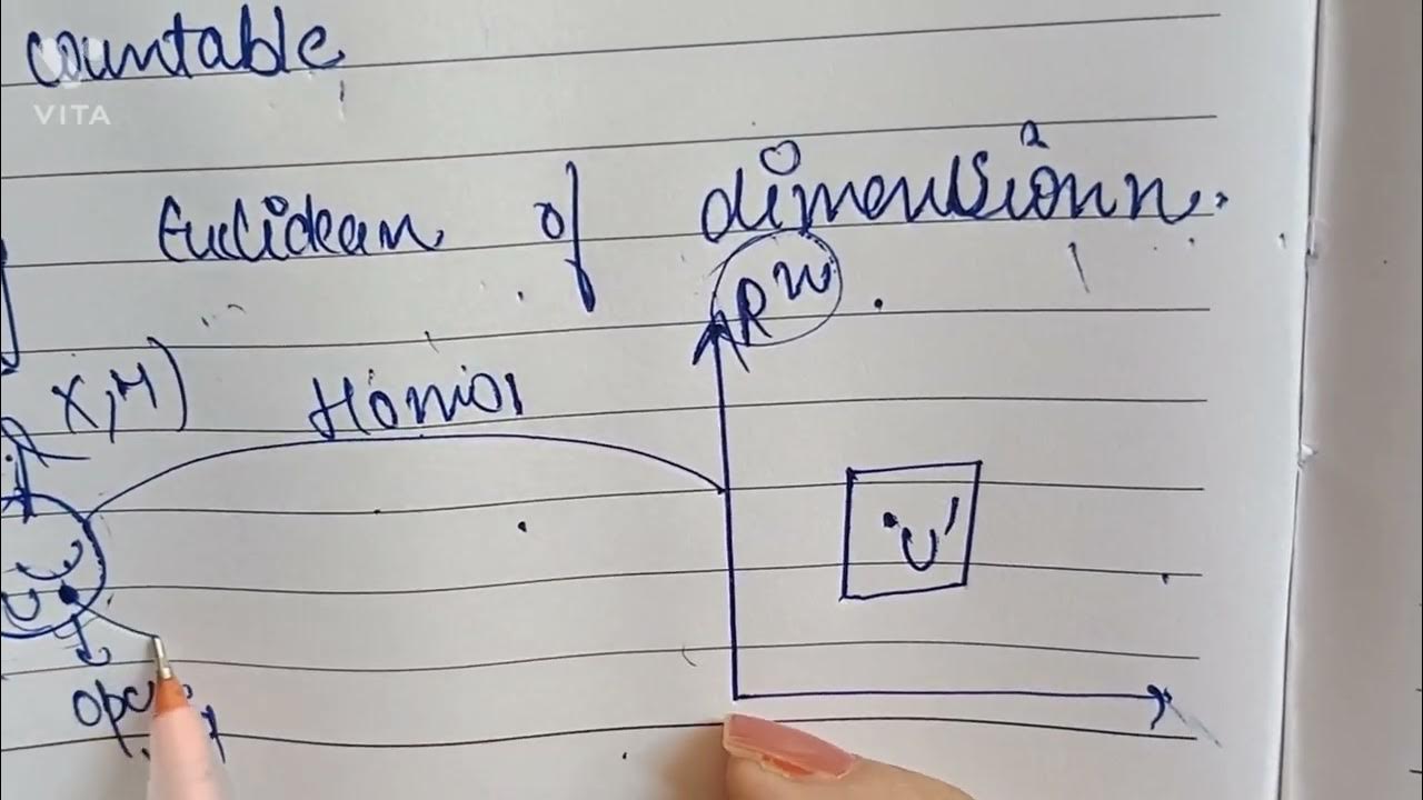 Lecture 1 Differential Manifold definition YouTube