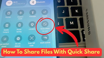 How To Share Files With Quick Share On Samsung Galaxy A17