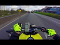 Rodovia de MT-09 com escape FULL 3x1