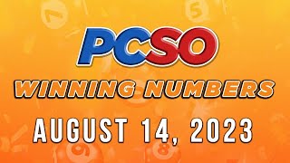 P59M Jackpot Grand Lotto 6/55, 2D, 3D, 4D, and Megalotto 6/45 | August 14, 2023