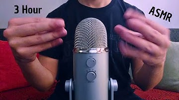 ASMR 3 Hours of Intense, Deep Tapping & Hand Sounds (no talking)