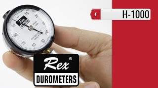 REX H-1000 - Mini-Dial Durometer (product video presentation) screenshot 2