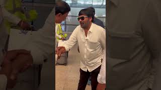 Mega Star 🌟 ChIRANJEEVI Spotted at Hyderabad AirPort Ankitvlogs143 #mega #chiranjeevi #rgia #star #