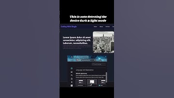Auto Detect Dark & Light for Web developers || Html css project || #css #dark&lightmode