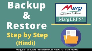 Backup and Restore marg software in hindi | Buy & Take Free Demo Marg Software Call Now : 8076783949 screenshot 5