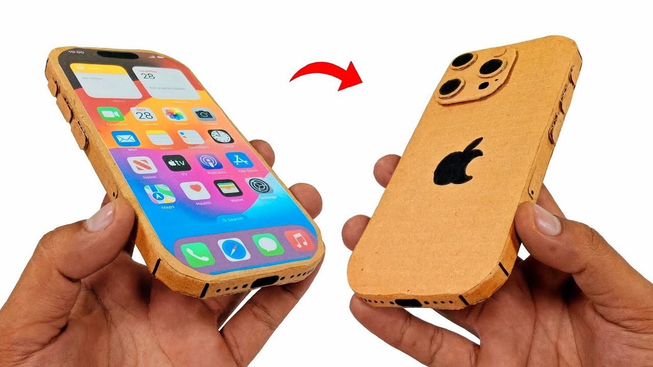 I broke my cardboard iPhone… then this happened 😳