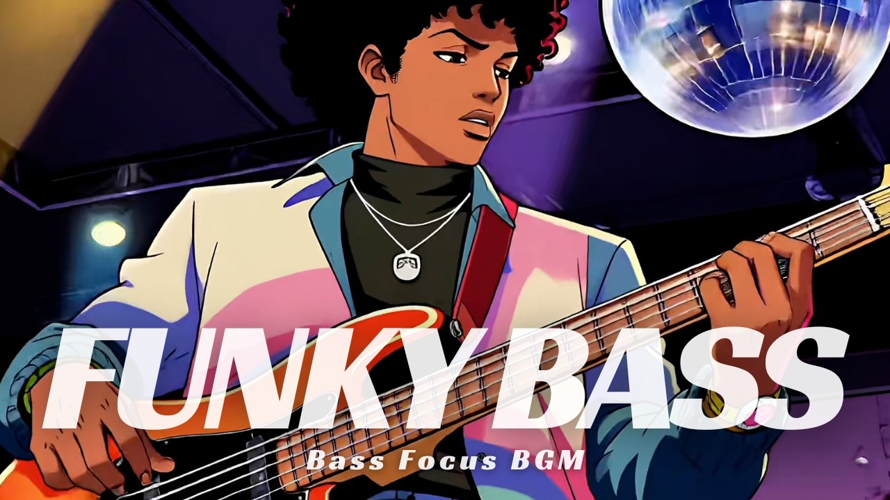 Disco Funky Bass BGM | Funk Bass for Work & Relax