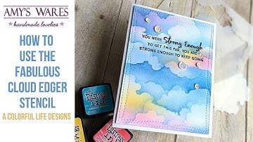 Revisiting the glorious Cloud Edger Stencil! How to use it!
