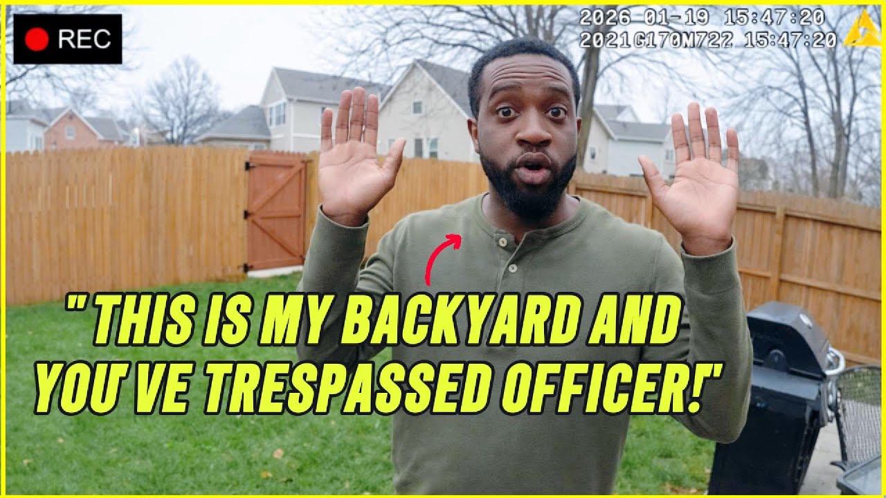 Alleged Racist COP Jumps Backyard Fence Without Warrant — Retired Marine Arrested | $480K Settlement
