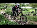 Entrainement virage et pierrier au terrain  marsac  bikemaster