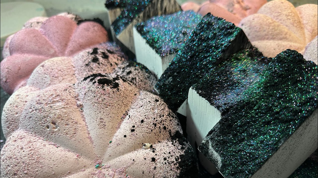 Pink Reforms and Freshie Chalk toped With Charcola | Oddly Satisfying