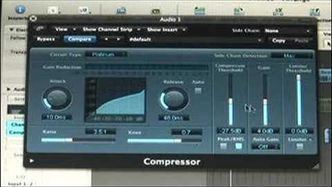 Logic Pro 8 Apple Loops : Logic Pro Tips: Compression in Apple Loops